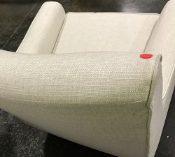 Open Box: Ayden Barrel Arm Leather Swivel Chair