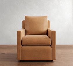 Ayden Square Arm Leather Chair