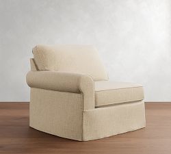 Build Your Own Buchanan Roll Arm Slipcovered Sectional