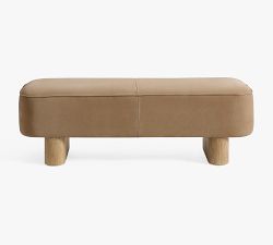 Camryn Leather Bench (56.5&quot;)