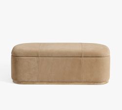 Lawton Leather Bench (52&quot;)
