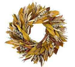 Dried Autumn Meadow Wreath