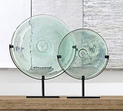 Glass Disk on Stand