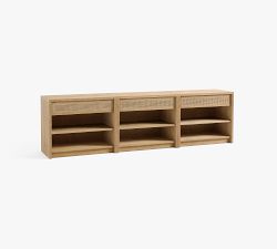 Marina Cane Storage Shelf Console (72&quot;-144&quot;)