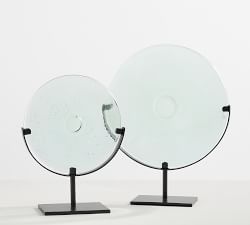 Glass Disk on Stand