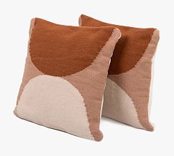 Miki Half-Circle Print Outdoor Pillow - Set of 2