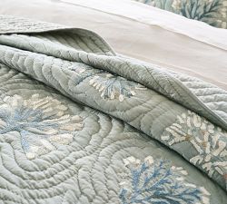 Coral Reef Embroidered Quilt