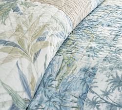 Island Patchwork Handcrafted Cotton Quilt &amp; Shams