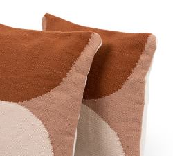 Miki Half-Circle Print Outdoor Pillow - Set of 2
