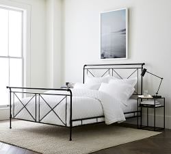 Loleta Iron Sleigh Bed