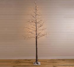 Pre-Lit Snowy Tree