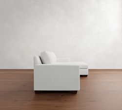 York Square Arm Chaise Sleeper Sectional (99")