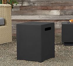 Asher Metal Square Propane Tank Storage Cover (15")