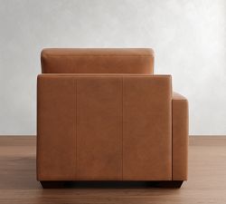 Build Your Own Big Sur Square Arm Deep Seat Leather Sectional