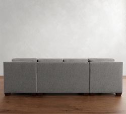 York Slope Arm Double Chaise Sectional (107"&ndash;127")