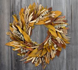 Dried Autumn Meadow Wreath