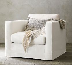 Jake Slipcovered Outdoor Lounge Chair