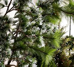 Lit Faux Snowy Branch