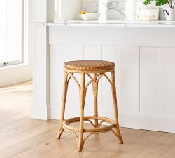 Parisian Woven Backless Stool