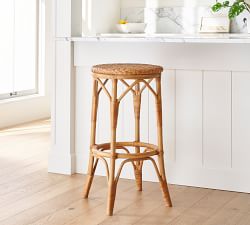 Parisian Woven Backless Stool