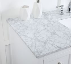 Annelie 48&quot; Marble Top Single Sink Vanity