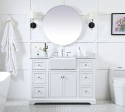 Annelie 48&quot; Marble Top Single Sink Vanity