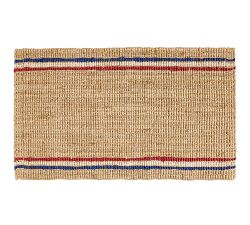 Patriotic Jute Striped Doormat