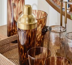 Tortoise Glass Cocktail Shaker