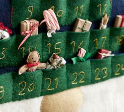 Wool Gnome Hanging Advent Calendar