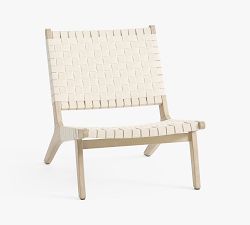 Abbott Acacia Woven Outdoor Lounge Chair