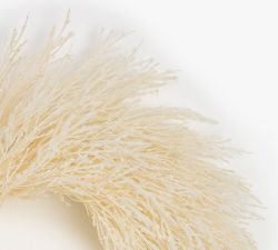 Faux Fountain Grass Wreath - 26&quot;