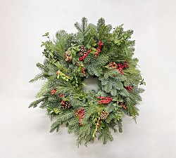 Fresh Christmas in the Country Wreath