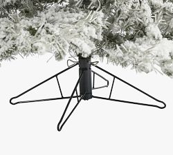 Lit Flocked Grand Northern Rocky Fir Artificial Christmas Tree