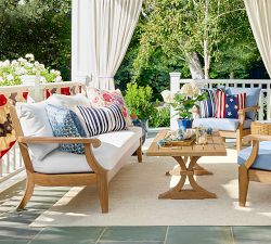 Flag Embroidered Pillow