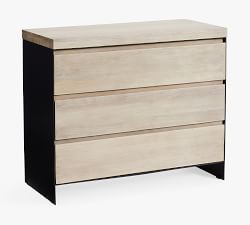 Cayman Metal 3-Drawer Dresser (40")