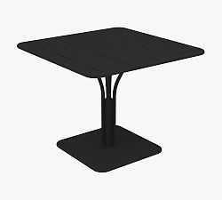 Fermob Metal Square Luxembourg Pedestal Outdoor Dining Table (36")