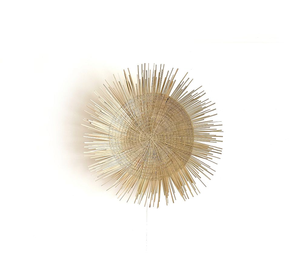 Handwoven Sun Plate - Small - Natural