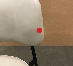 Open Box: Maison Leather Counter Stool (24") - Pepple Statesville, Antique Bronze Finish