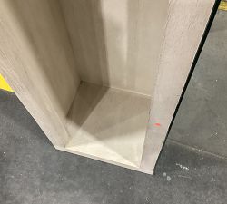 Open Box: Cayman Storage Mirror - Biscotti