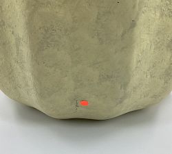 Open Box: Modern Rustic Fluted Outdoor Planters, Large - 15.75" Diam. X 15.75"H - White