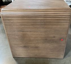 Open Box: Soren Rectangular End Table - Rustic Grey