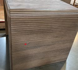 Open Box: Soren Rectangular End Table - Rustic Grey