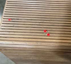 Open Box: Soren Rectangular End Table - Rustic Grey