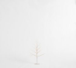 Lit Twinkling Twig Tree