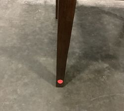 Open Box: Monty Cane Dining Chair - Performance Boucle Oatmeal, Vintage Amber Finish