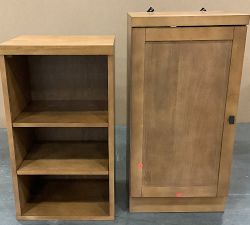 Open Box: Reed Modular Bar Collection, Closed Cabinet, 18&quot; w x 14&quot; d x 32&quot; h - Antique Umber