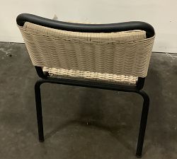 Open Box: Tulum All-Weather Wicker Stacking Outdoor Dining Chair - Natural