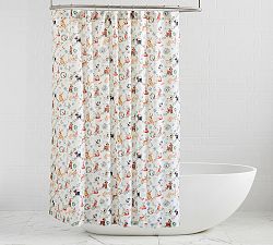 Christmas Dogs Shower Curtain