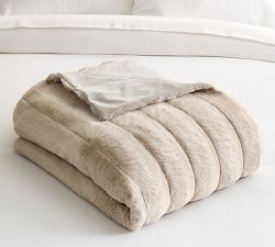 Double Faced Faux Fur Blanket