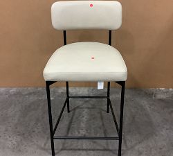 Open Box: Maison Leather Stool